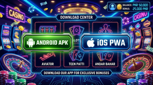 Main screen of aviator7bet download page for PK players - 4